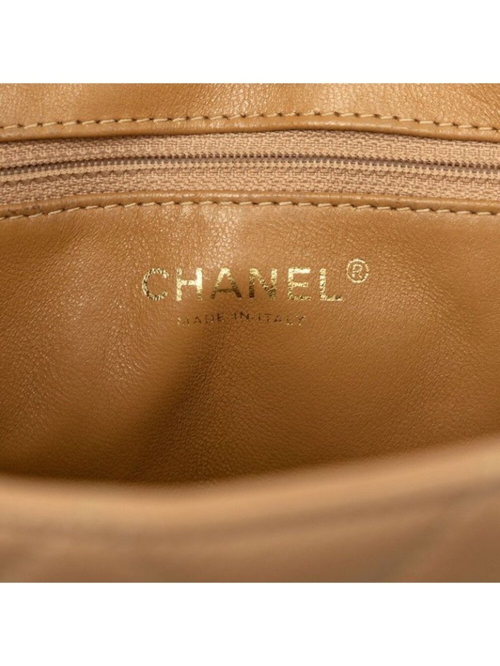 Chanel Quilted CC Logo Reissue Tote Bag Beige Caviar Leather - Picture 5 of 7